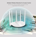 A810R 11AC 1200Mbps Dual Band WiFi Router with Gigabit WAN Port and 5pcs of External Antennas