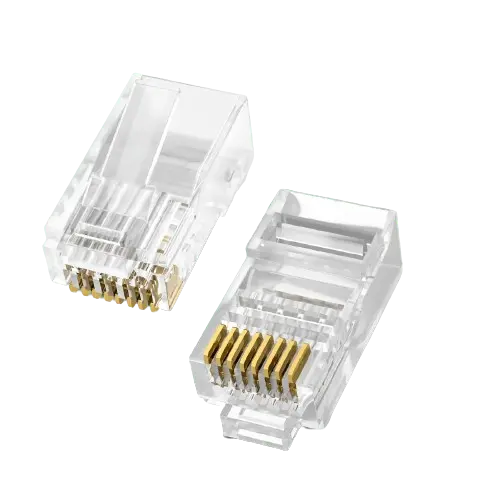 Velly Good RJ45 Through hole CAT.6 Connector 1Bag 100Pcs