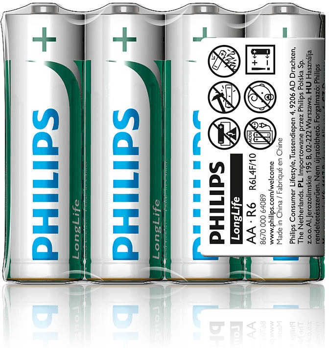 Battery Philips extra zinc chloride AA